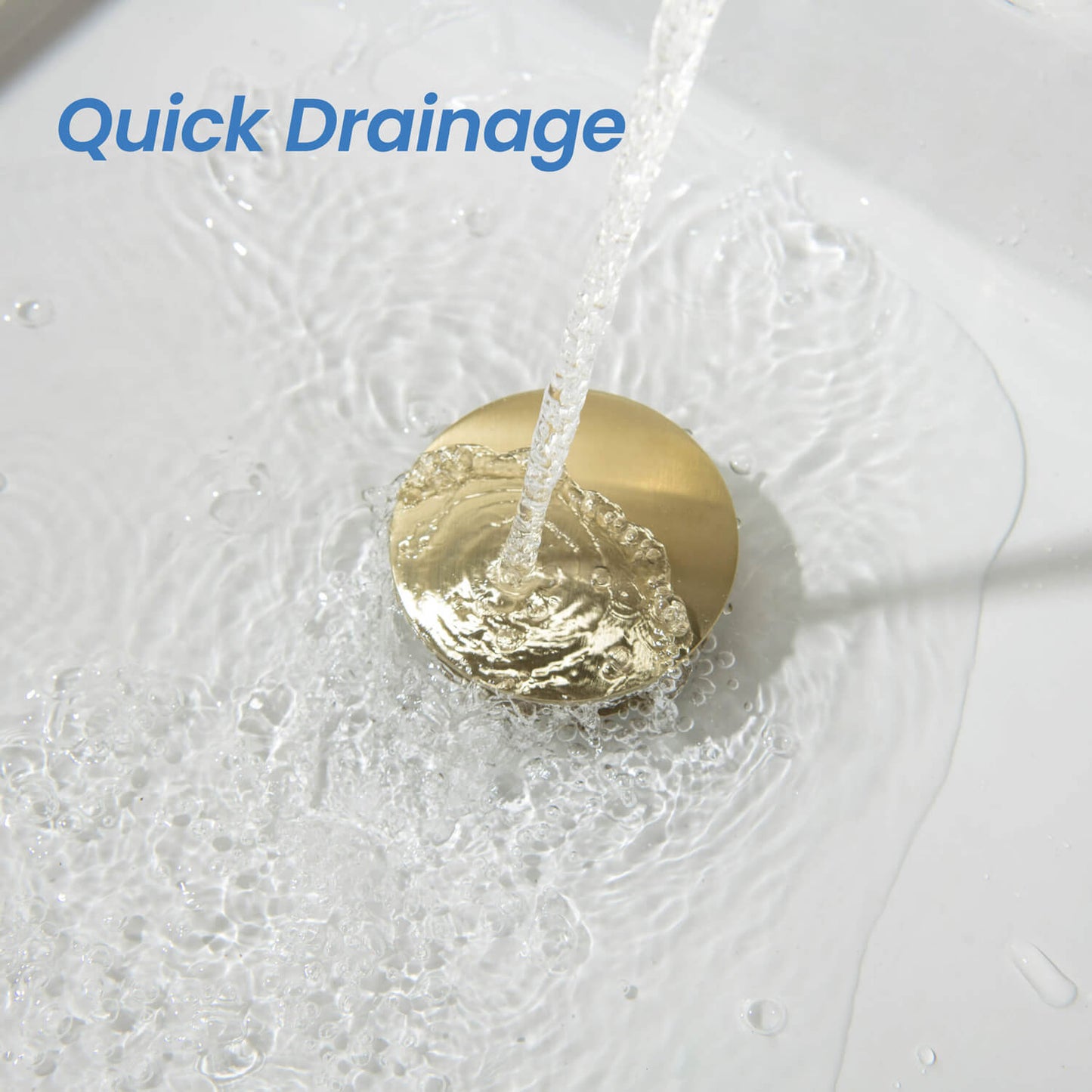 Aquavit Pop-Up Bathroom Sink Drain Stopper with Overflow PW0005