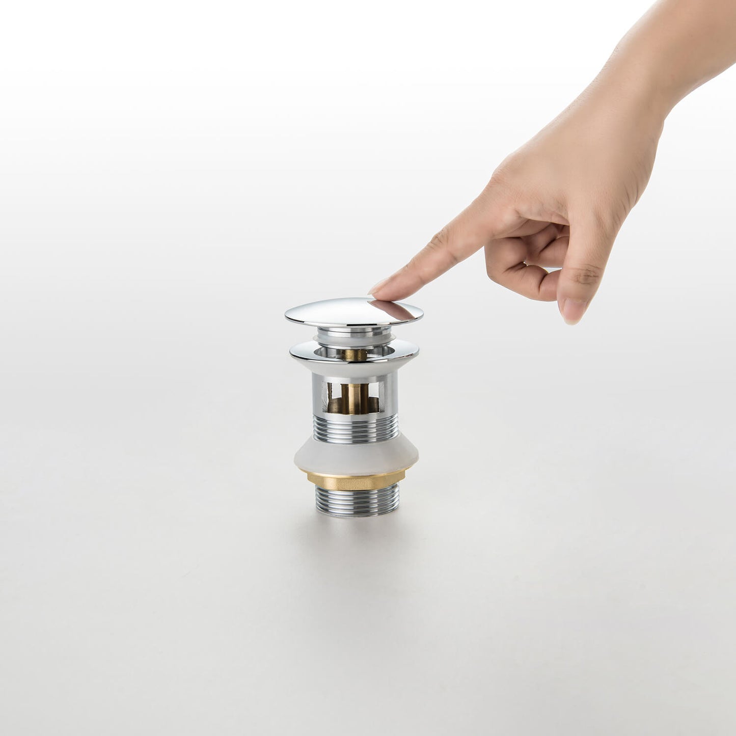 Aquavit Pop-Up Bathroom Sink Drain Stopper with Overflow PW0005