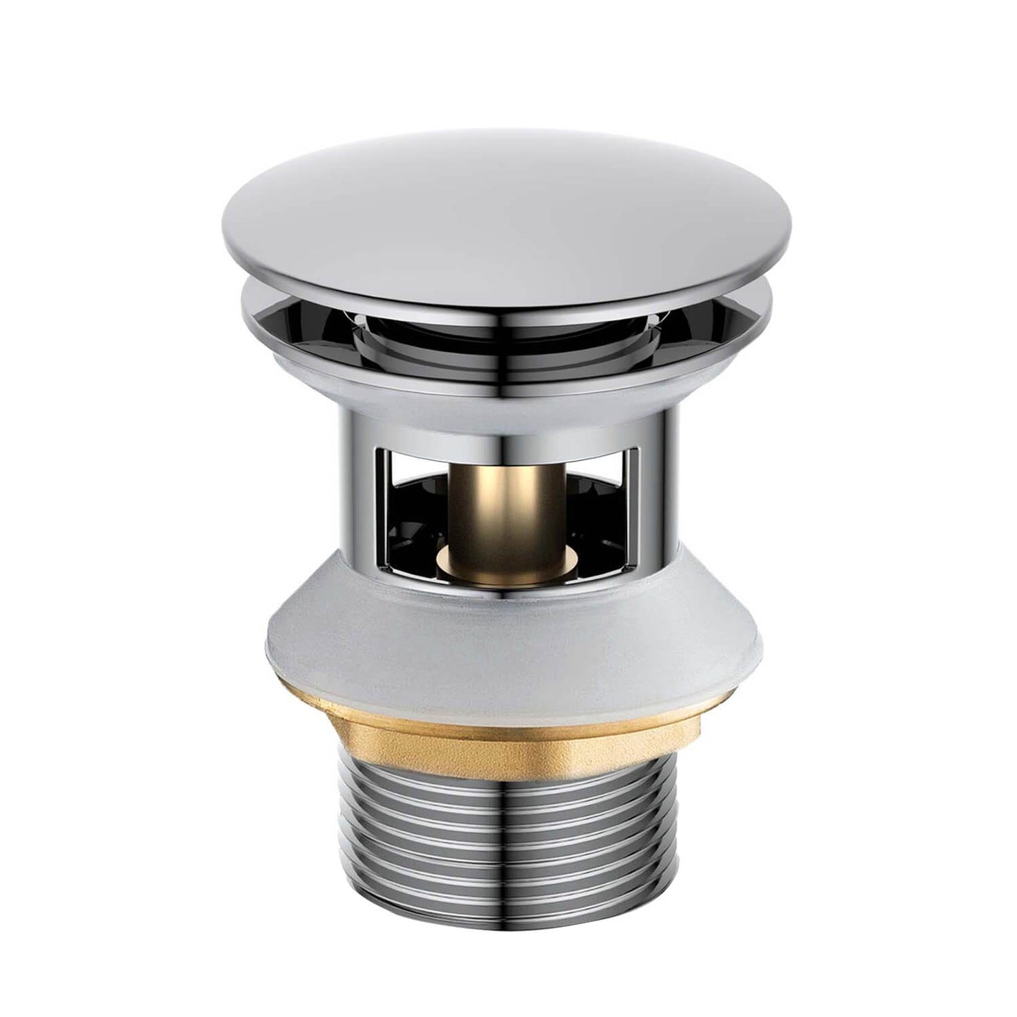 Aquavit Pop-Up Bathroom Sink Drain Stopper with Overflow PW0005