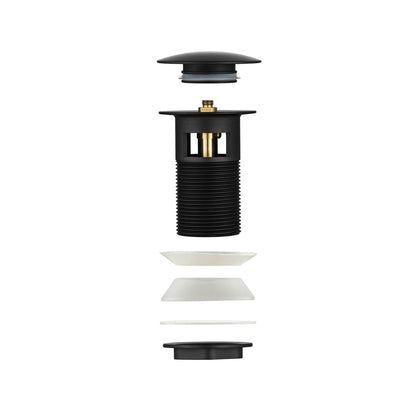 Aquavit Pop-Up Bathroom Sink Drain Stopper with Overflow PW0005