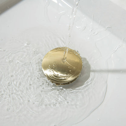 Aquavit Pop-Up Big cover Bathroom Sink Drain without over-flow PW0006