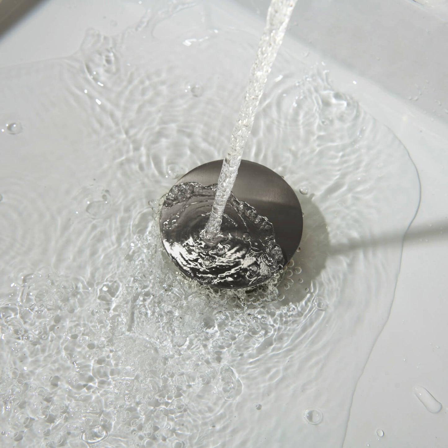 Aquavit Pop-Up Big cover Bathroom Sink Drain without over-flow PW0006