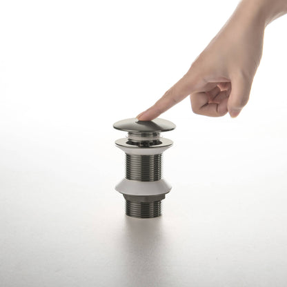 Aquavit Pop-Up Big cover Bathroom Sink Drain without over-flow PW0006
