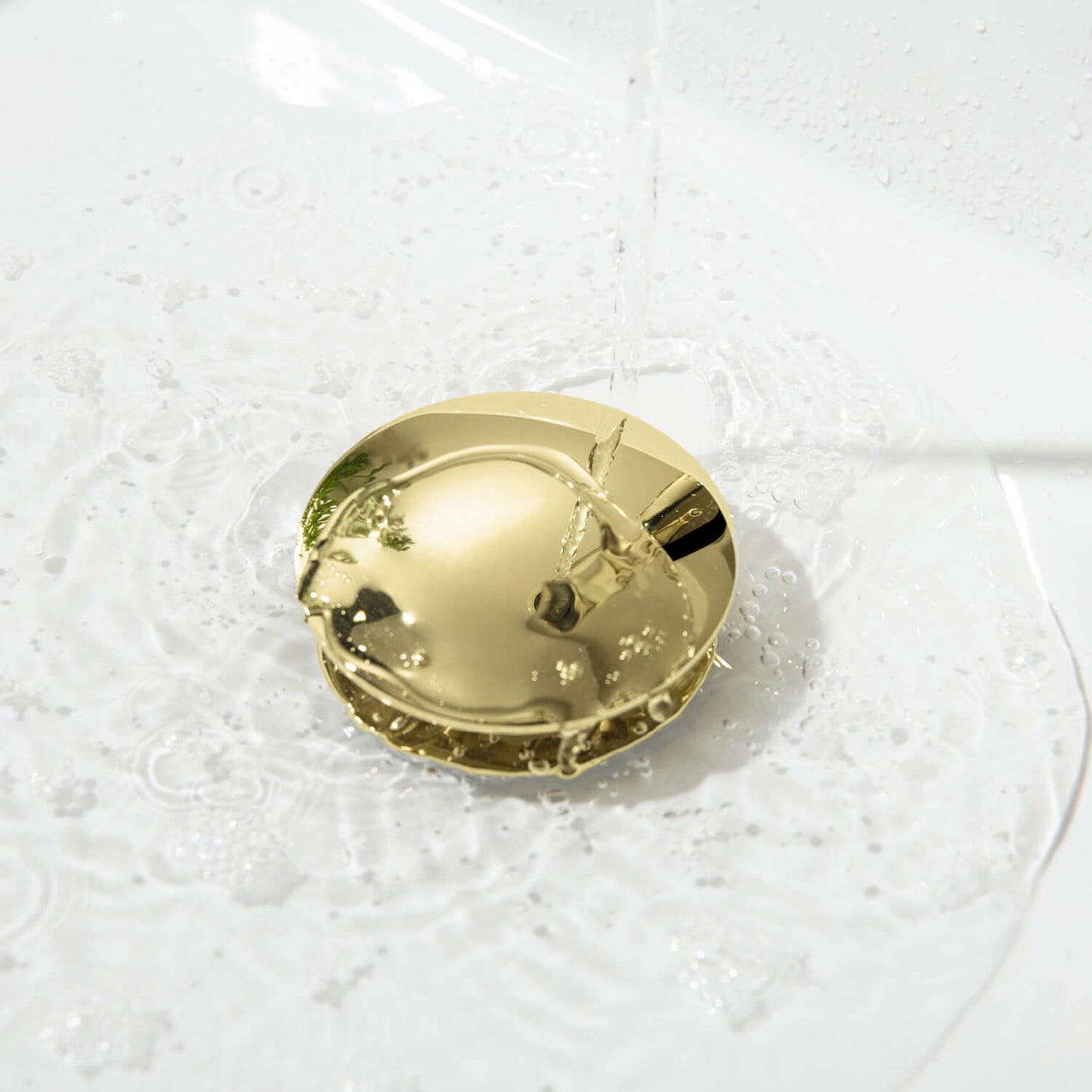 Aquavit Pop-Up Big cover Bathroom Sink Drain without over-flow PW0006