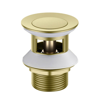 Brass Pop-Up waste with Overflow PW0007