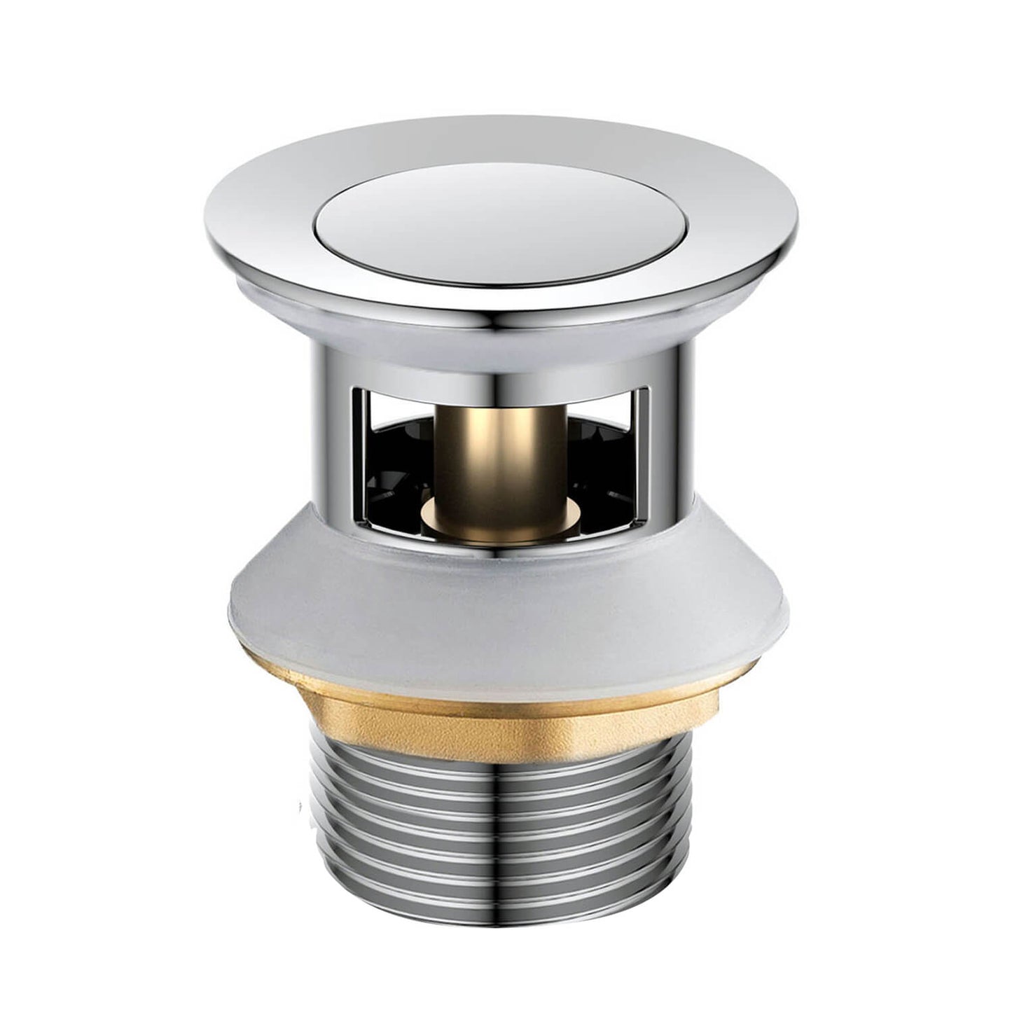 Brass Pop-Up waste with Overflow PW0007