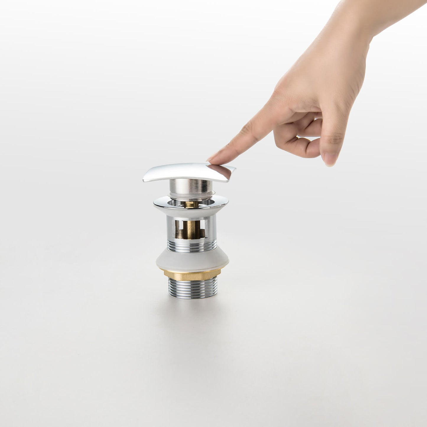 Square cap Pop-Up Waste Trap Without Overflow PW0009