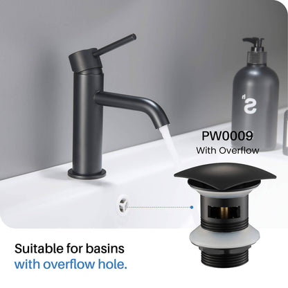 Square cap Pop-Up Waste Trap Without Overflow PW0009