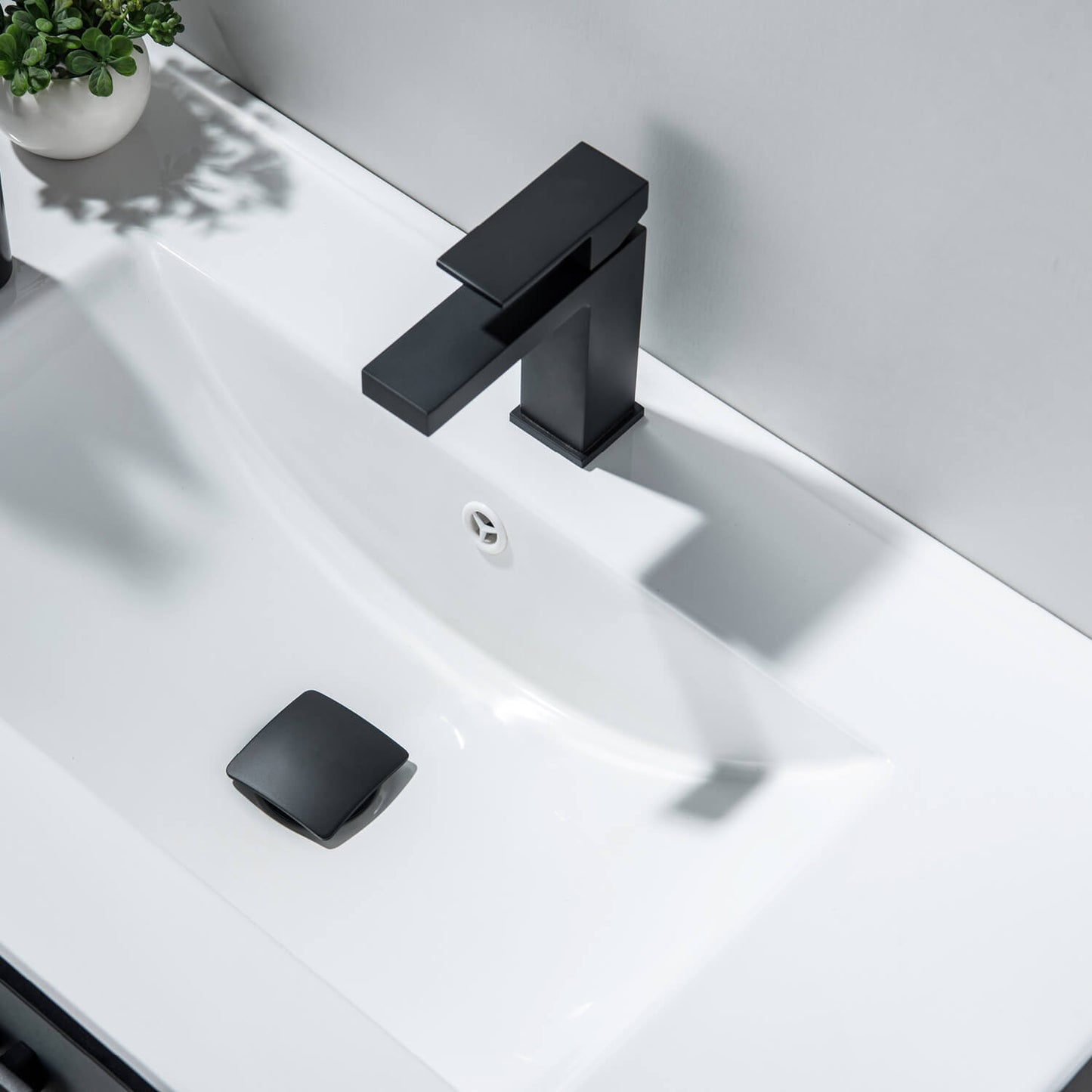 Square cap Brass basin waste trap with over-flow with Stinless steel pipe PW0011