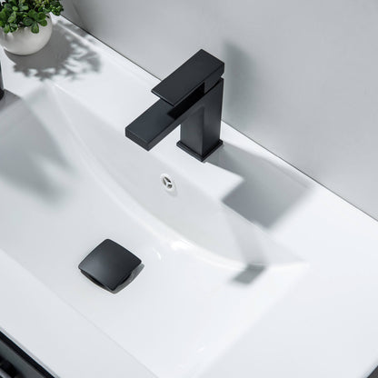 Square cap Brass basin waste trap with over-flow with Stinless steel pipe PW0011