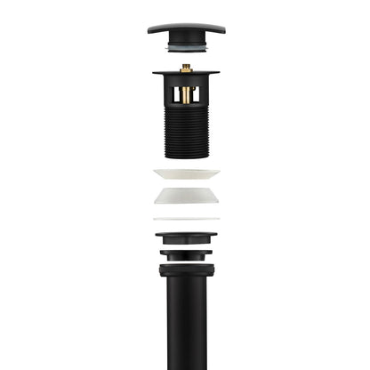 Square cap Brass basin waste trap with over-flow with Stinless steel pipe PW0011