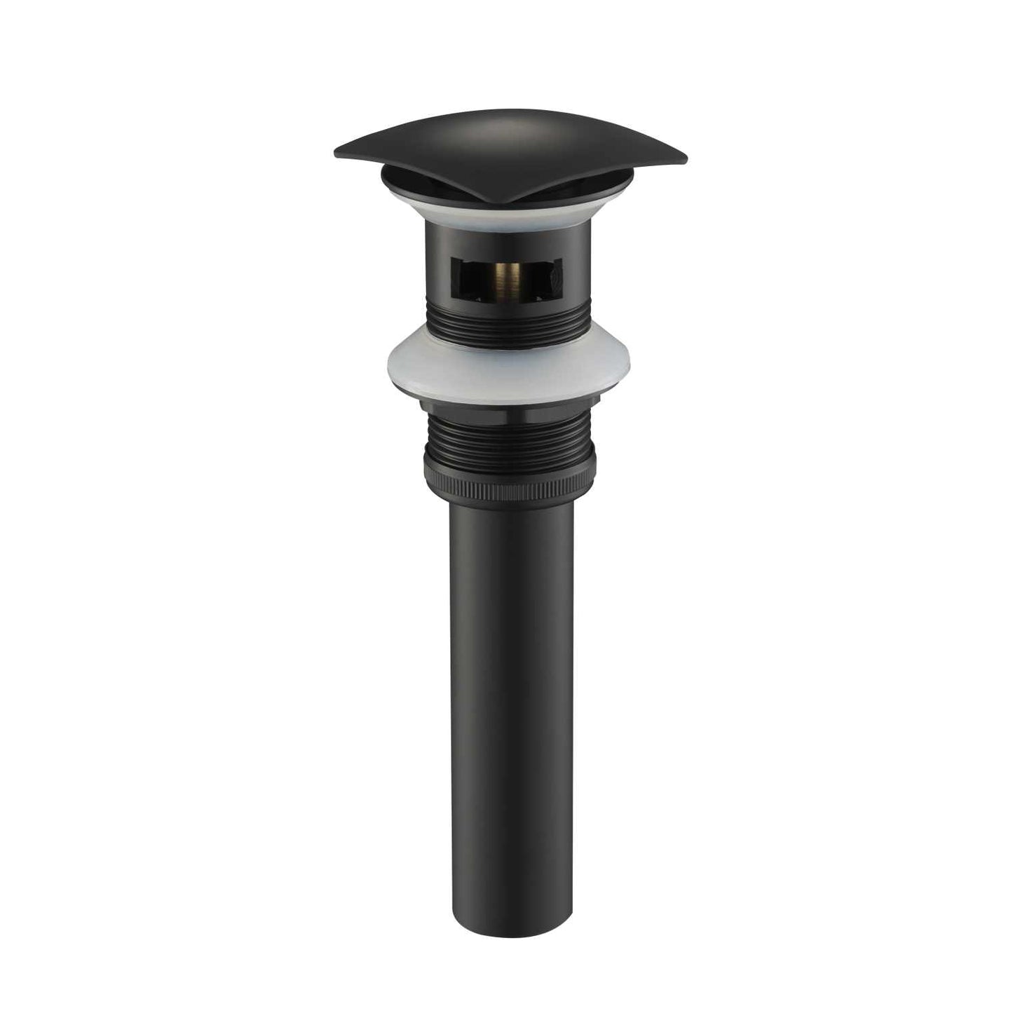 Square cap Brass basin waste trap with over-flow with Stinless steel pipe PW0011