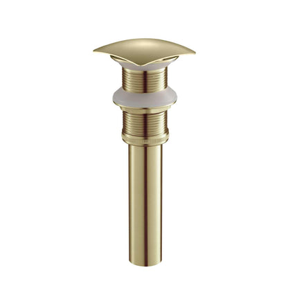 Top-Quality Brass Pop-Up Waste Trap with Stainless Steel Pipe Without overflow PW0012