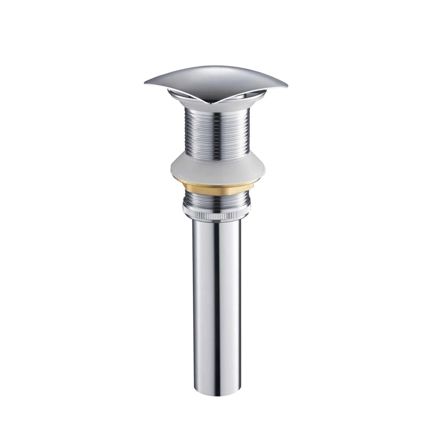 Top-Quality Brass Pop-Up Waste Trap with Stainless Steel Pipe Without overflow PW0012