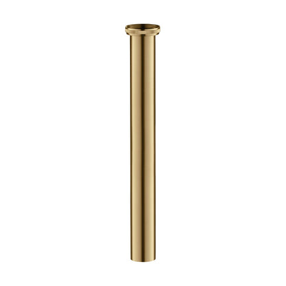 PW0014 brushed brass 300 mm stainless steel drain extension tube