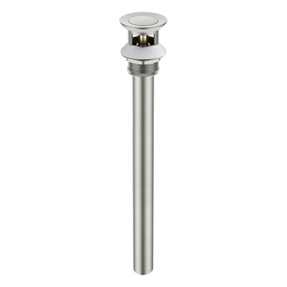 Aquavit Brass Pop-Up Drain Waste Trap With overflow 30cm Stainless pipe PW0018