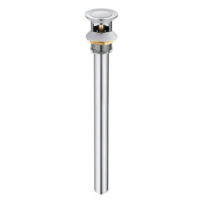 Aquavit Brass Pop-Up Drain Waste Trap With overflow 30cm Stainless pipe PW0018