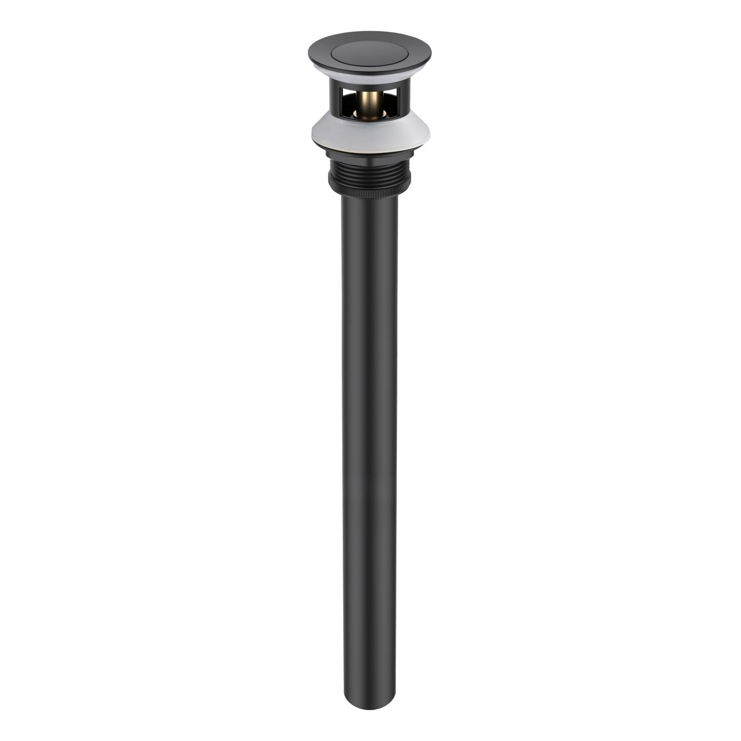 Aquavit Brass Pop-Up Drain Waste Trap With overflow 30cm Stainless pipe PW0018