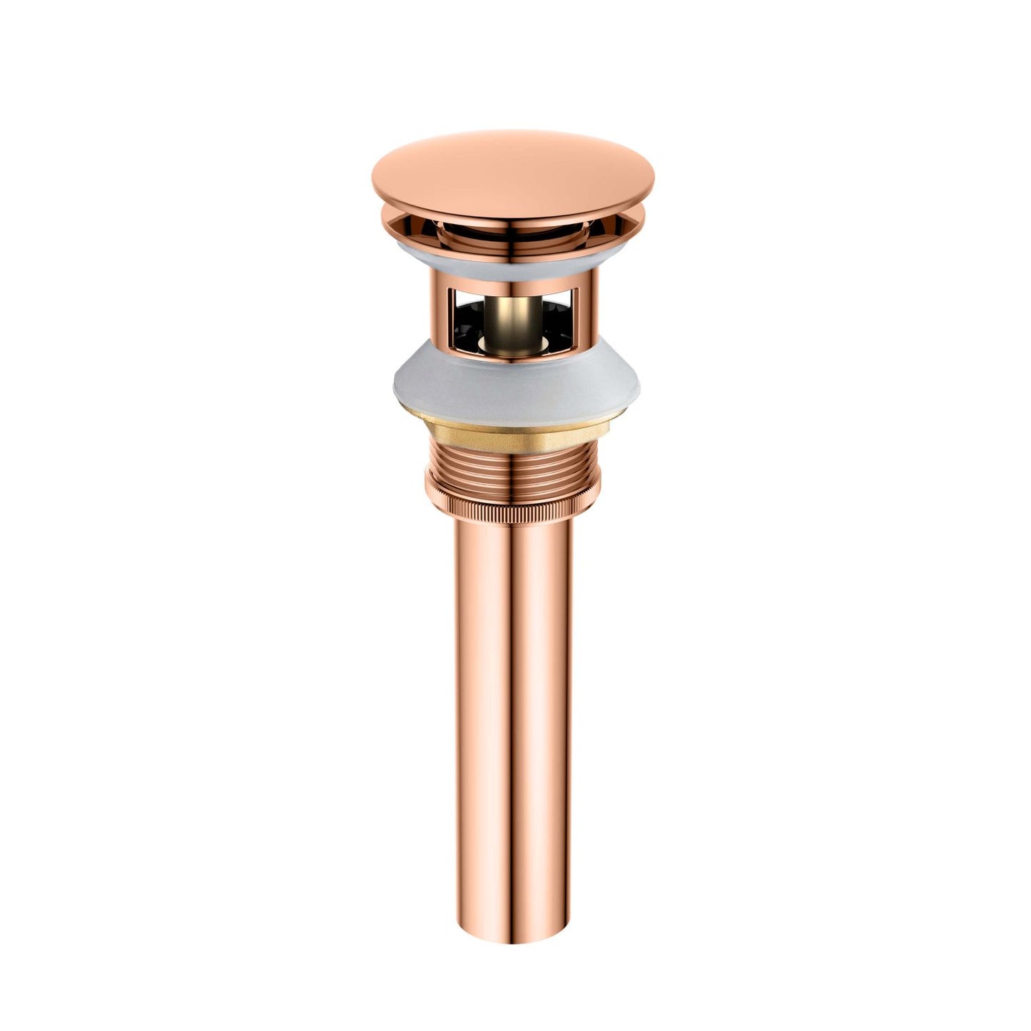 Aquavit Stainless Steel Pop-up Waste With Copper basket With Over-flow PW0023