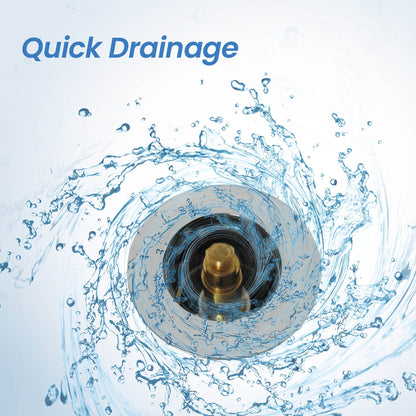 Brass Pop up waste without overflow PW04