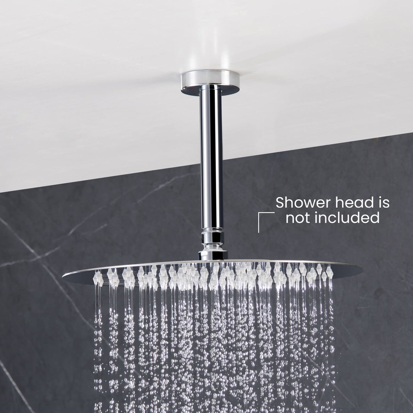 Durable Ceiling-Mounted Brass Shower Arm SAB1501