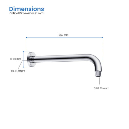 High quality brass Shower Arm SAB3501