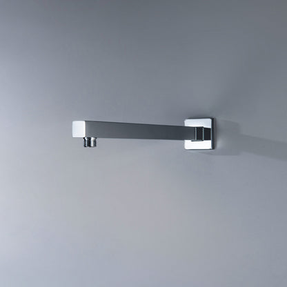 Aquavit Wall Mounted Shower Arm For Shower Head Extension Arm With Flange SAB3503
