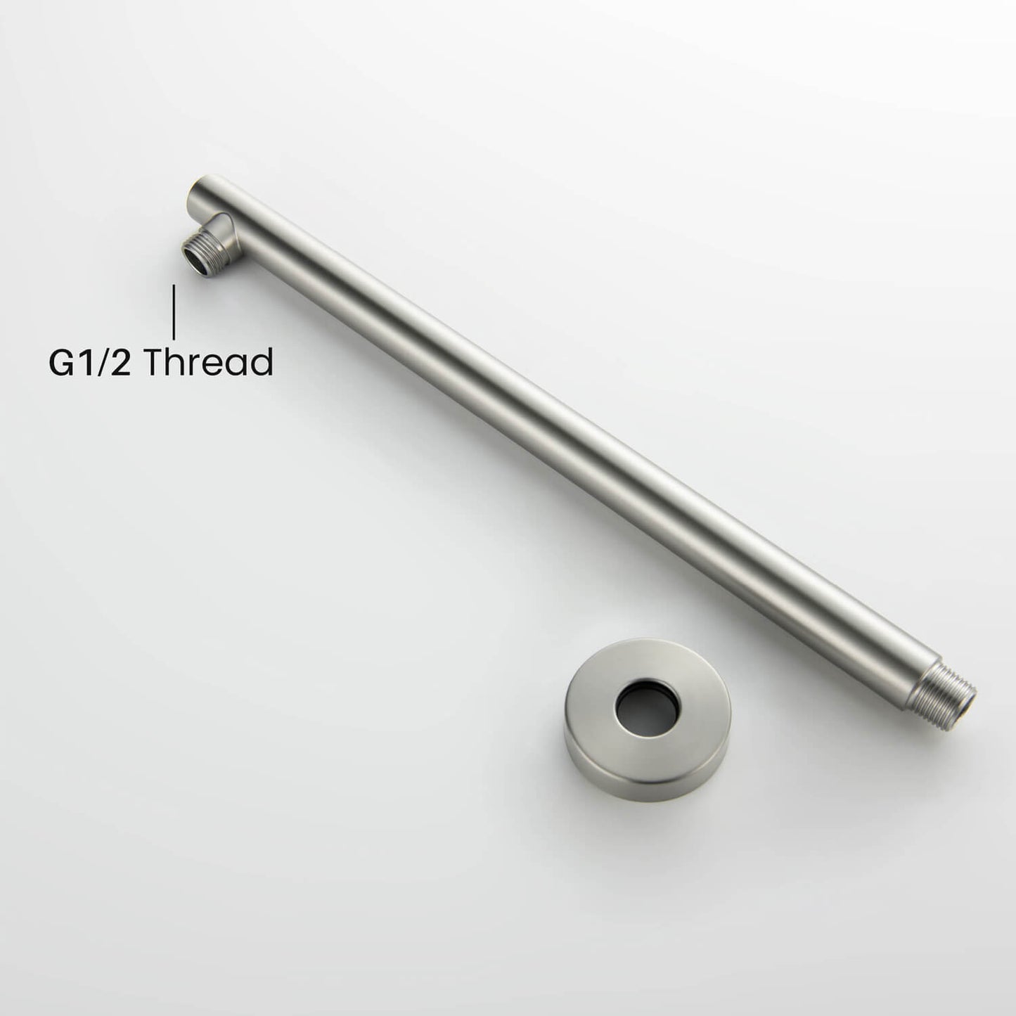 Aquavit Round 400mm Reach Wall Mount Shower Arm SAB4005