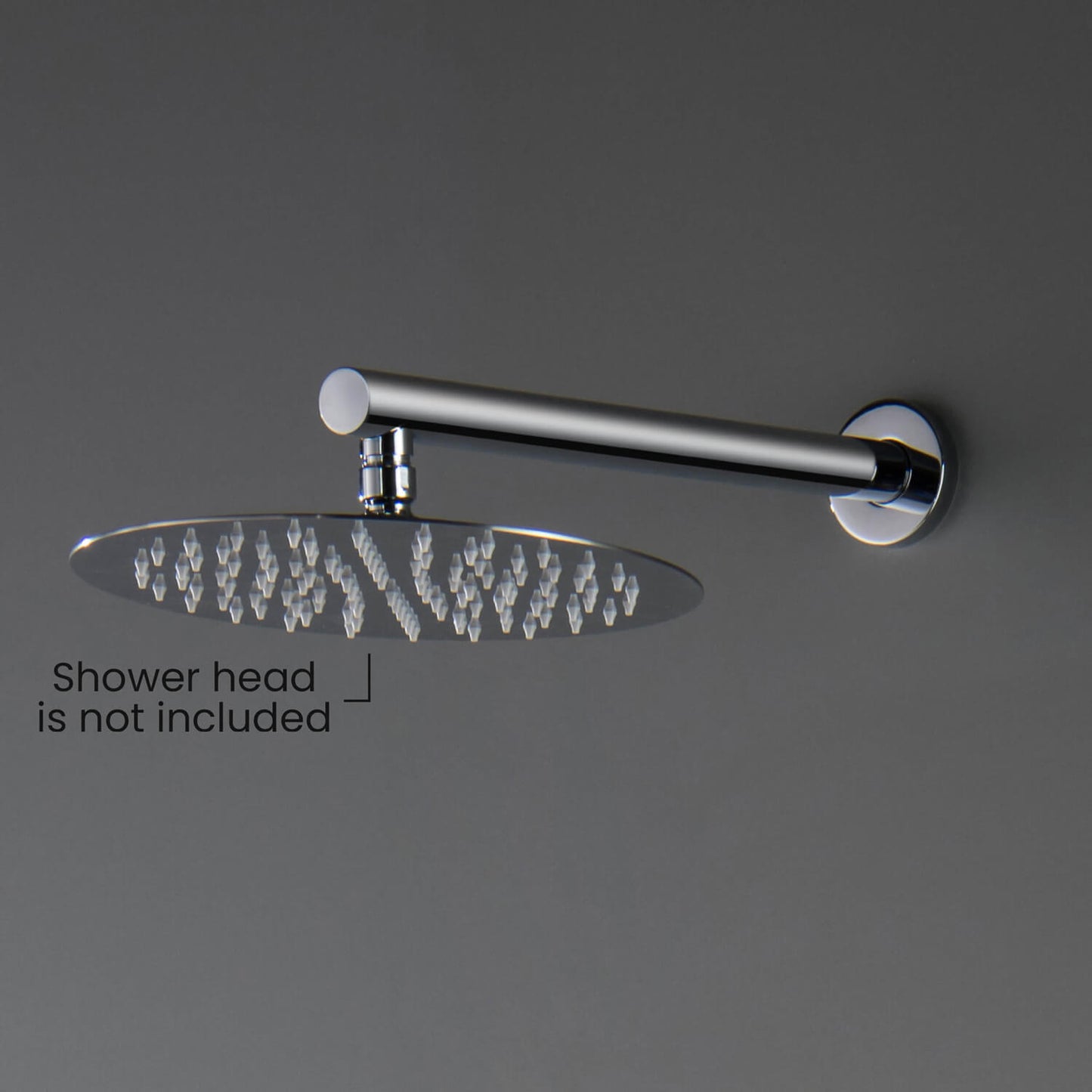 Aquavit Round 400mm Reach Wall Mount Shower Arm SAB4005