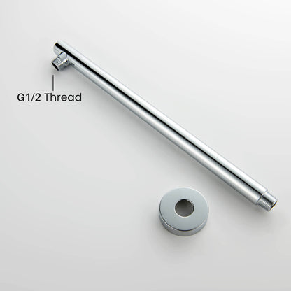 Aquavit Round 400mm Reach Wall Mount Shower Arm SAB4005