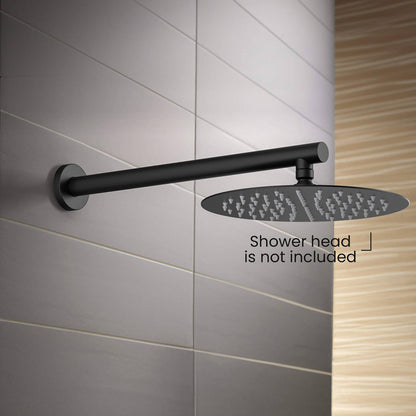Aquavit Round 400mm Reach Wall Mount Shower Arm SAB4005