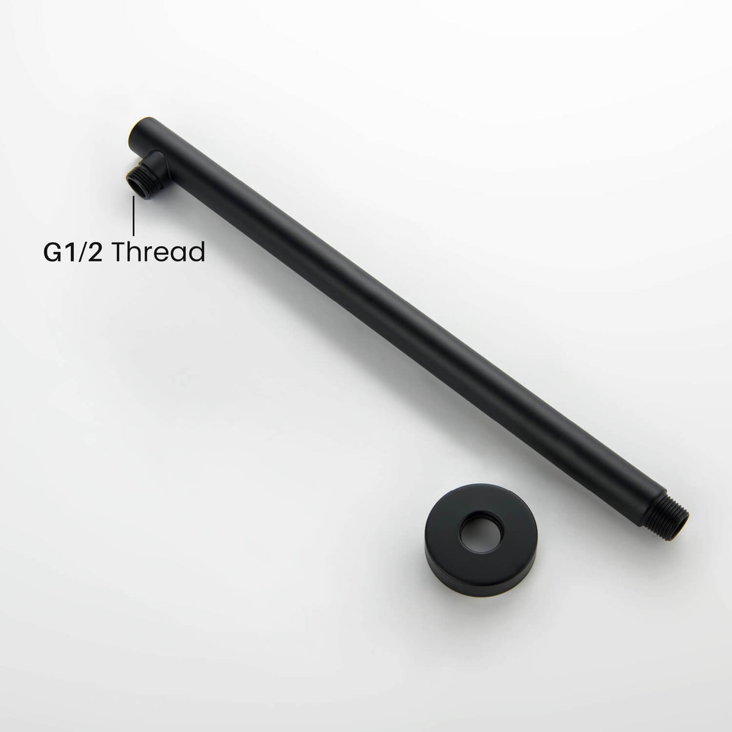 Aquavit Round 400mm Reach Wall Mount Shower Arm SAB4005