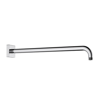 Aquavit chrome 400 mm SUS304 wall-mounted shower arm with flange SAS4007