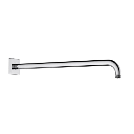 Aquavit chrome 400 mm SUS304 wall-mounted shower arm with flange SAS4007
