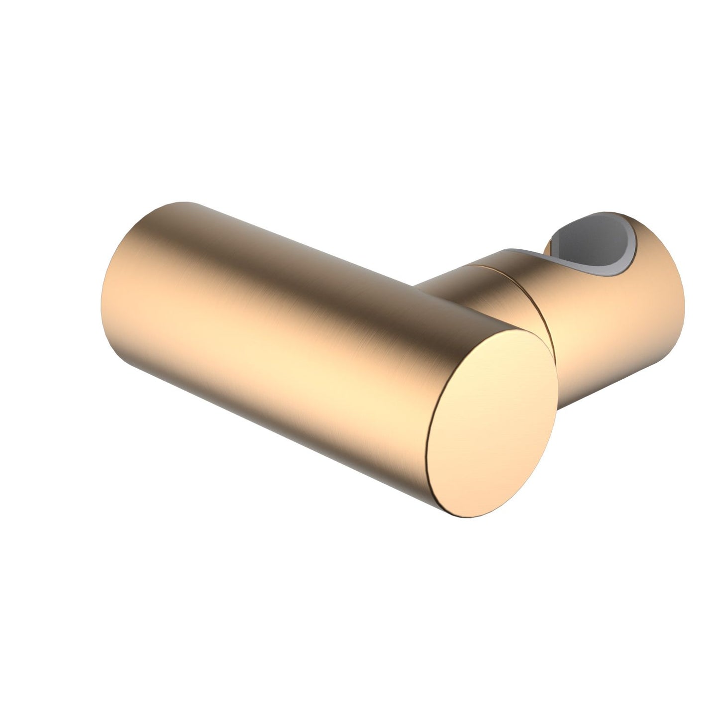 SB19 brushed rose gold round brass fixed hand shower holder