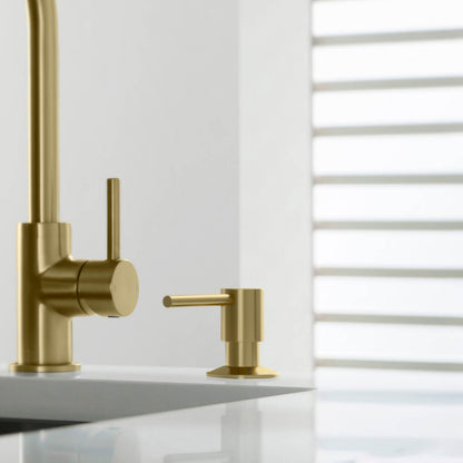 Durable Brass Kitchen Soap Dispenser with Top-Fill Design SD02