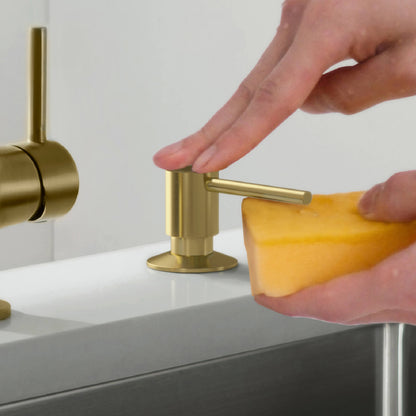 Durable Brass Kitchen Soap Dispenser with Top-Fill Design SD02