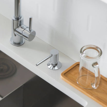 Durable Brass Kitchen Soap Dispenser with Top-Fill Design SD02