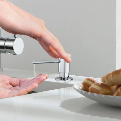 Durable Brass Kitchen Soap Dispenser with Top-Fill Design SD02
