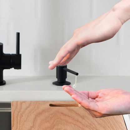 Durable Brass Kitchen Soap Dispenser with Top-Fill Design SD02