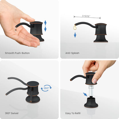 Classcial Design Kitchen Soap Dispenser SD03
