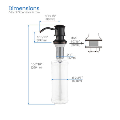 Classcial Design Kitchen Soap Dispenser SD03