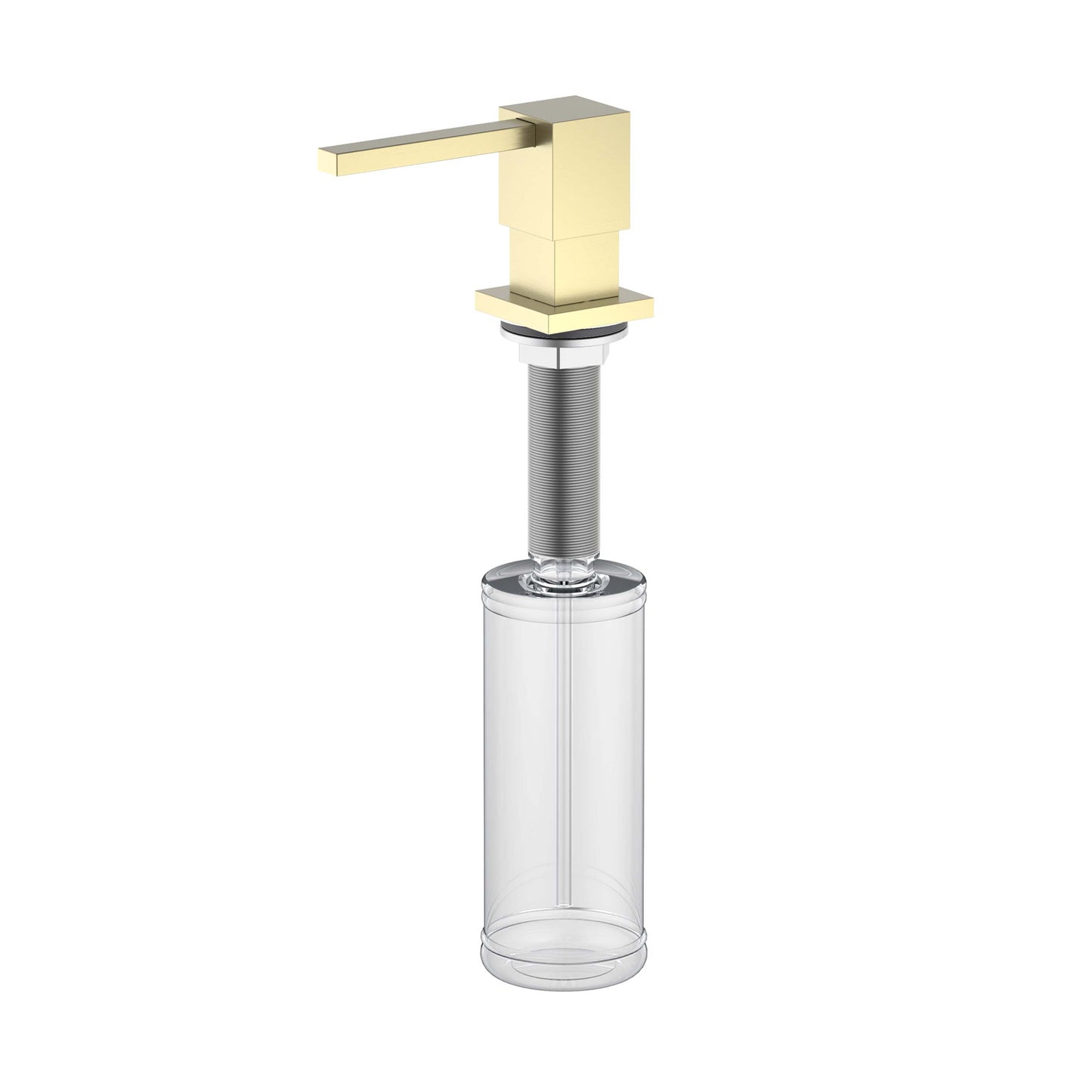 Durable square Brass Kitchen Soap Dispenser SD08