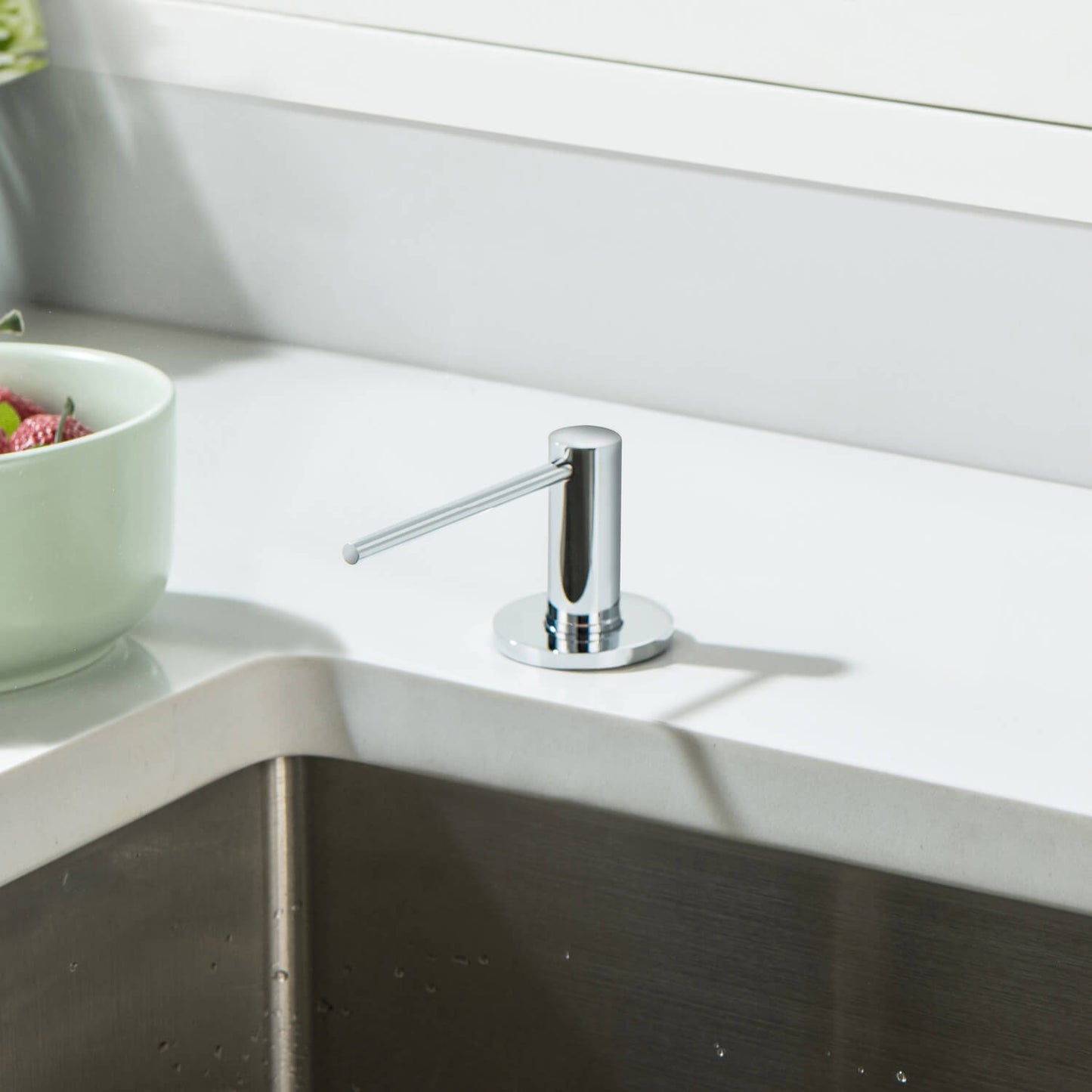 Sus304 Kitchen Soap Dispenser with Top-Fill Design SD10
