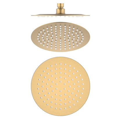 Aquavit 200mm Ultra-Thin Round Stainless Steel Rain Showerhead SHA0802