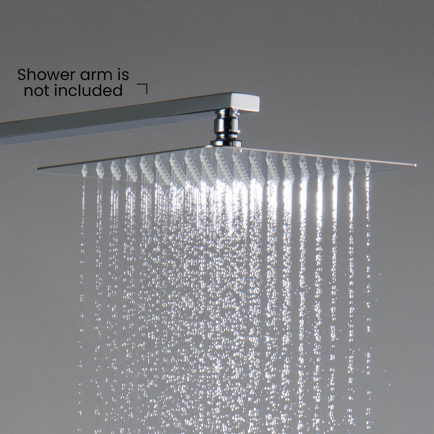 Square Sus304 shower head SHA1001
