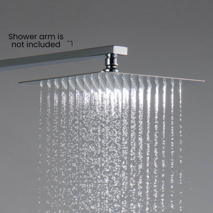 Square Sus304 shower head SHA1001