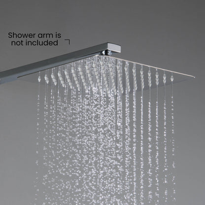 Square Sus304 shower head SHA1001