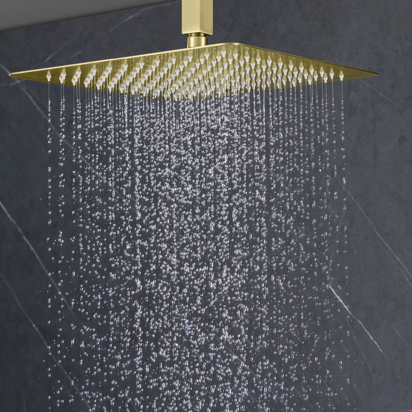 Square Sus304 shower head SHA1201