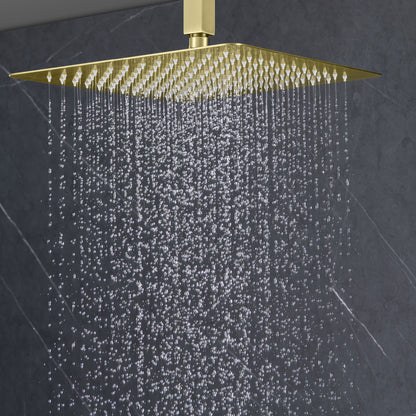 Square Sus304 shower head SHA1201